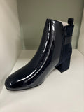 Sadie Navy Patent Faux Leather/Suede Boot Sizes 3-8