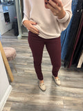 Maeve Merlot Jeans Sizes 10-18