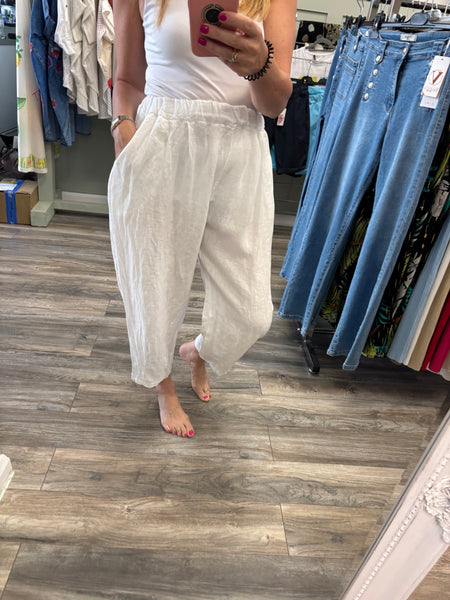 Ellen Harem Style Linen Trouser Fits 10-16