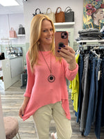 Kate Light knitted Spring Top With Necklace Fits 10-18