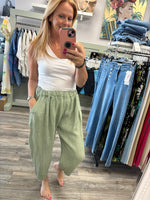 Ellen Harem Style Linen Trouser Fits 10-16