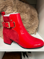 Sadie Patent Faux Leather/Suede Boot Sizes 3-8