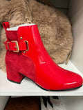 Sadie Patent Faux Leather/Suede Boot Sizes 3-8