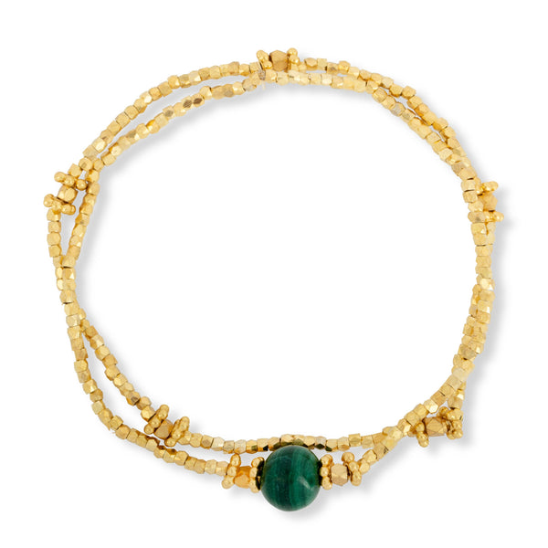 Bluebell Bracelet Malachite