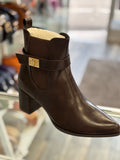 Juliette Chocolate Brown Faux Leather Boot Sizes 3-8