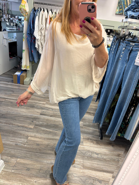 Mercy Silk Detailed Blouse Fits 10-16