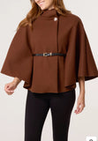 Audrey Wool Feel Cape Fits 8-16