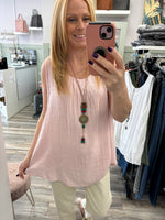 Violet Double Layer Cotton Vest Fits 10-18