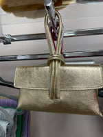 Leather Wristlet Style Leather Clutch Bags Crossbody Strap Included