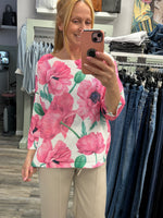 Violet Light Knitted Poppy Detailed Top Fits 10-16