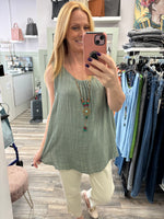 Violet Double Layer Cotton Vest Fits 10-18