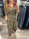 Janice Leopard Print Jumpsuit Fits 10-18/20