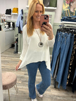 Kate Light knitted Spring Top With Necklace Fits 10-18