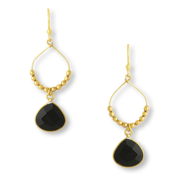 Bay Reef Black Onyx Earrings