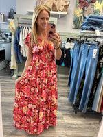 Nancy Stretch Cotton Maxi Dress Fits 10-20