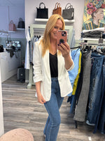 Eve Ruffle Sleeved Blazer Sizes 10-16