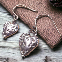 Heart Earrings in Rose Gold  ER144RG