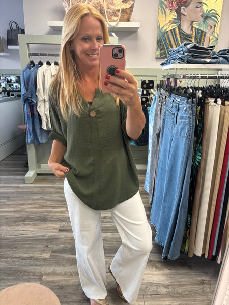Grace Button Detailed Blouse Fits 10-18