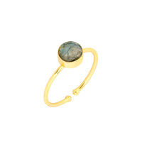 Dotty Ring Labradorite