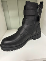 Kayla Buckled Detailed Boot Side Zip Fastening Sizes 3-8 Available