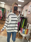 Georgia Striped Detailed Light Knitted Jumper Fits 10-16