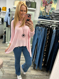 Kate Light knitted Spring Top With Necklace Fits 10-18