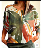 Arabella Multi Print Top Light knit Fits 10-16