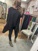 Kiara Oversized Jersey Style Top Fits up to a Size 18/20