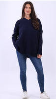 Rena Ribbed Knitted Jumper Fits 10-18