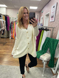 Francis Gold Button Cardigan/Top Fits 10-18