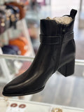 Juliette Black Faux Leather Boot Sizes 3-8