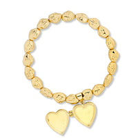 Roxy Heart Locket Bracelet Green