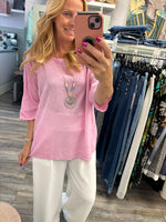 Lydia Cotton Necklace Top Fits 10-16