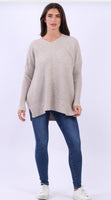 Rena Ribbed Knitted Jumper Fits 10-18