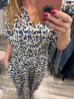 Janice Leopard Print Jumpsuit Fits 10-18/20