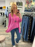 Kate Light knitted Spring Top With Necklace Fits 10-18