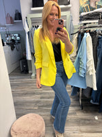Eve Ruffle Sleeved Blazer Sizes 10-16