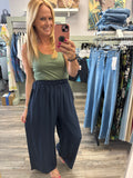Freda High Waist Stretch Cotton Trouser Fits 10-16/18