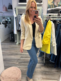 Eve Ruffle Sleeved Blazer Sizes 10-16