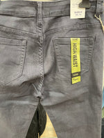 Angel High Waisted Charcoal Grey Jeans Sizes 16-26