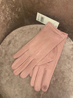 Pasha Suedette Plain Detailed Gloves