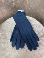 Pasha Suedette Plain Detailed Glovesw
