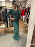 Lara Lounge Wear Soft Knitted High Waisted and Flare Bottoms