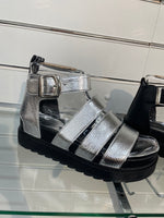 Celia Gladiator Style Sandal Silver