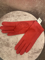 Pasha Suedette Plain Detailed Glovesw